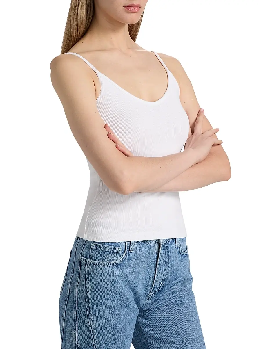L'Agence Women's Lunara Rib-Knit Tank | Thumbnail 4 L'Agence Women's Lunara Rib-Knit Tank | Thumbnail 4