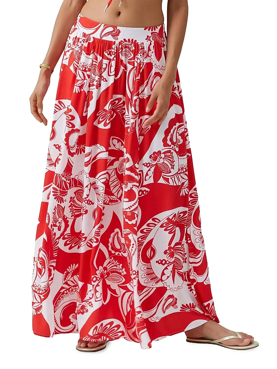 Melissa Odabash Women's High Summer Shiloh Printed Maxi Skirt - Floral | Thumbnail 3 Melissa Odabash Women's High Summer Shiloh Printed Maxi Skirt - Floral | Thumbnail 3