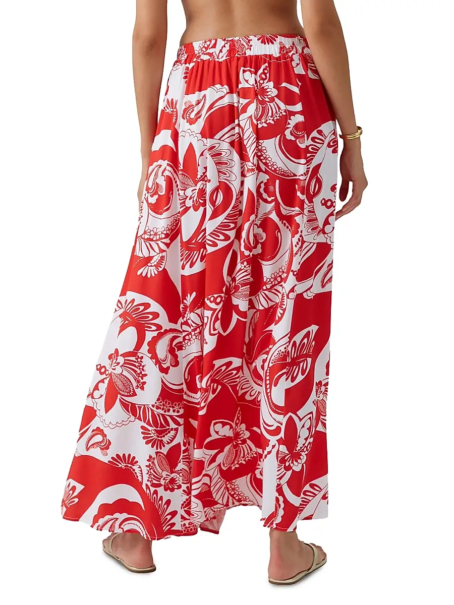 Melissa Odabash Women's High Summer Shiloh Printed Maxi Skirt - Floral | Thumbnail 4 Melissa Odabash Women's High Summer Shiloh Printed Maxi Skirt - Floral | Thumbnail 4
