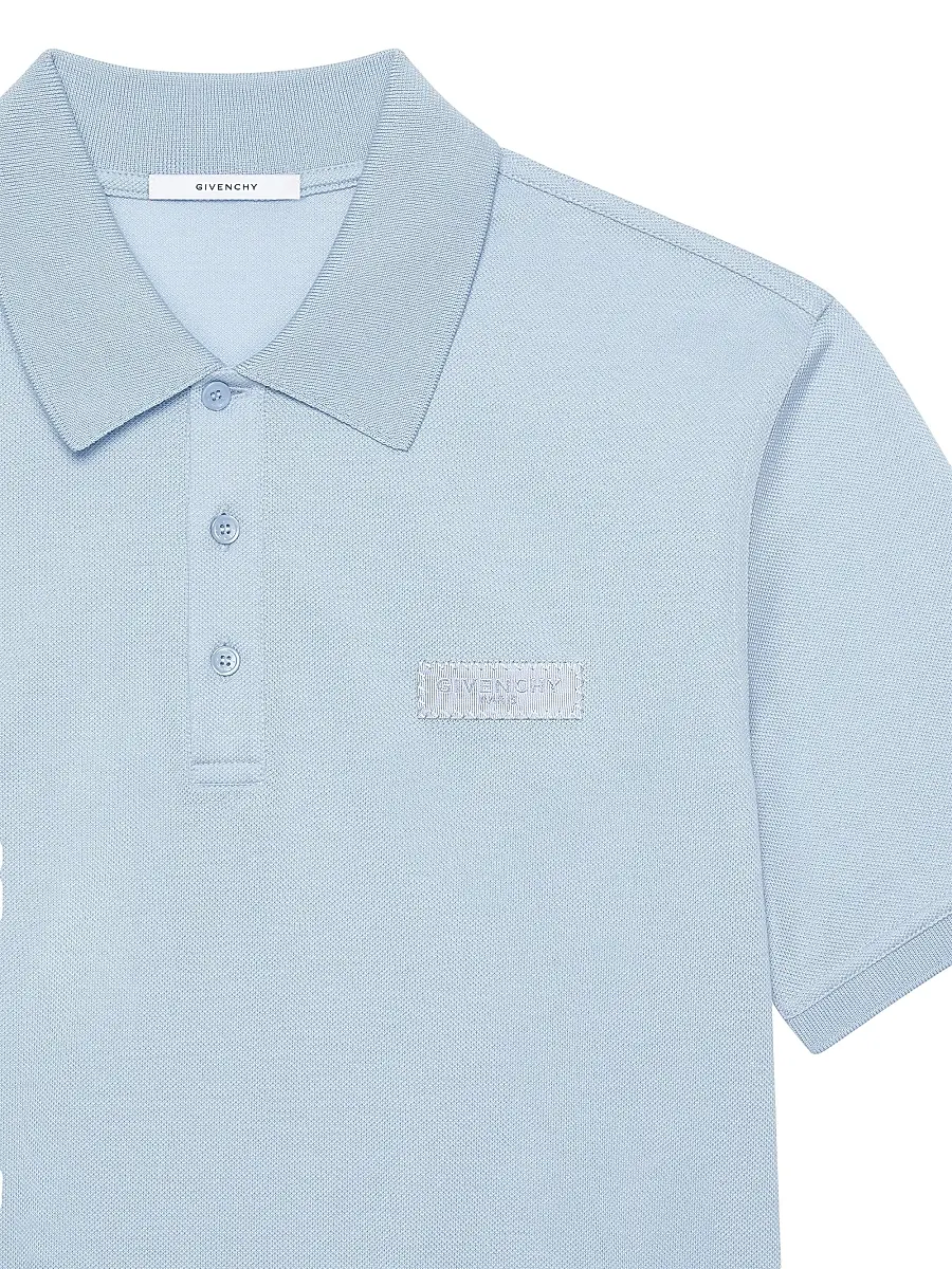 Givenchy Men's Polo Shirt in Cotton with Logo Gros Grain | Thumbnail 3 Givenchy Men's Polo Shirt in Cotton with Logo Gros Grain | Thumbnail 3