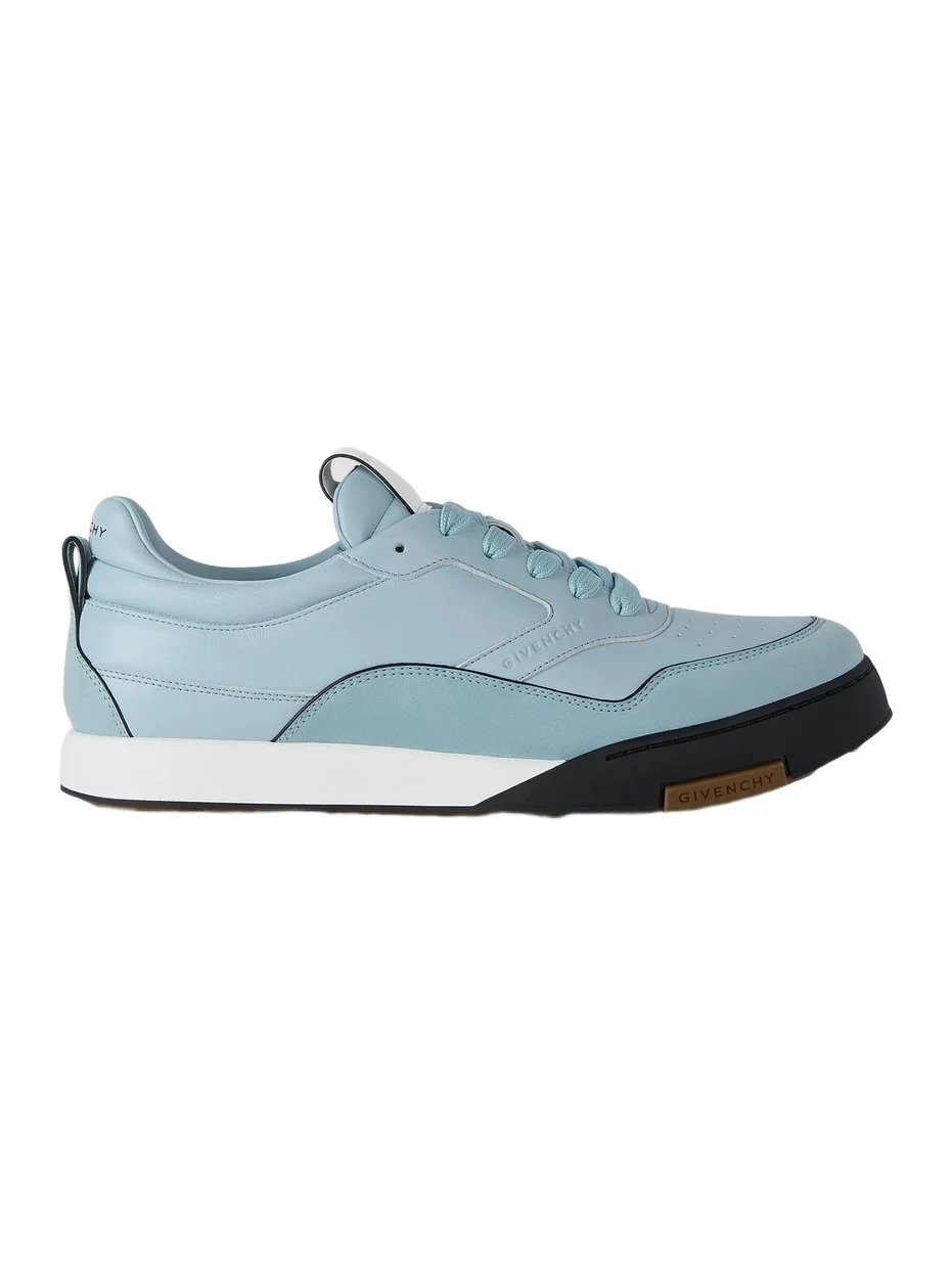 Givenchy Men's Yard Sneakers in Leather - Sky Blue Black