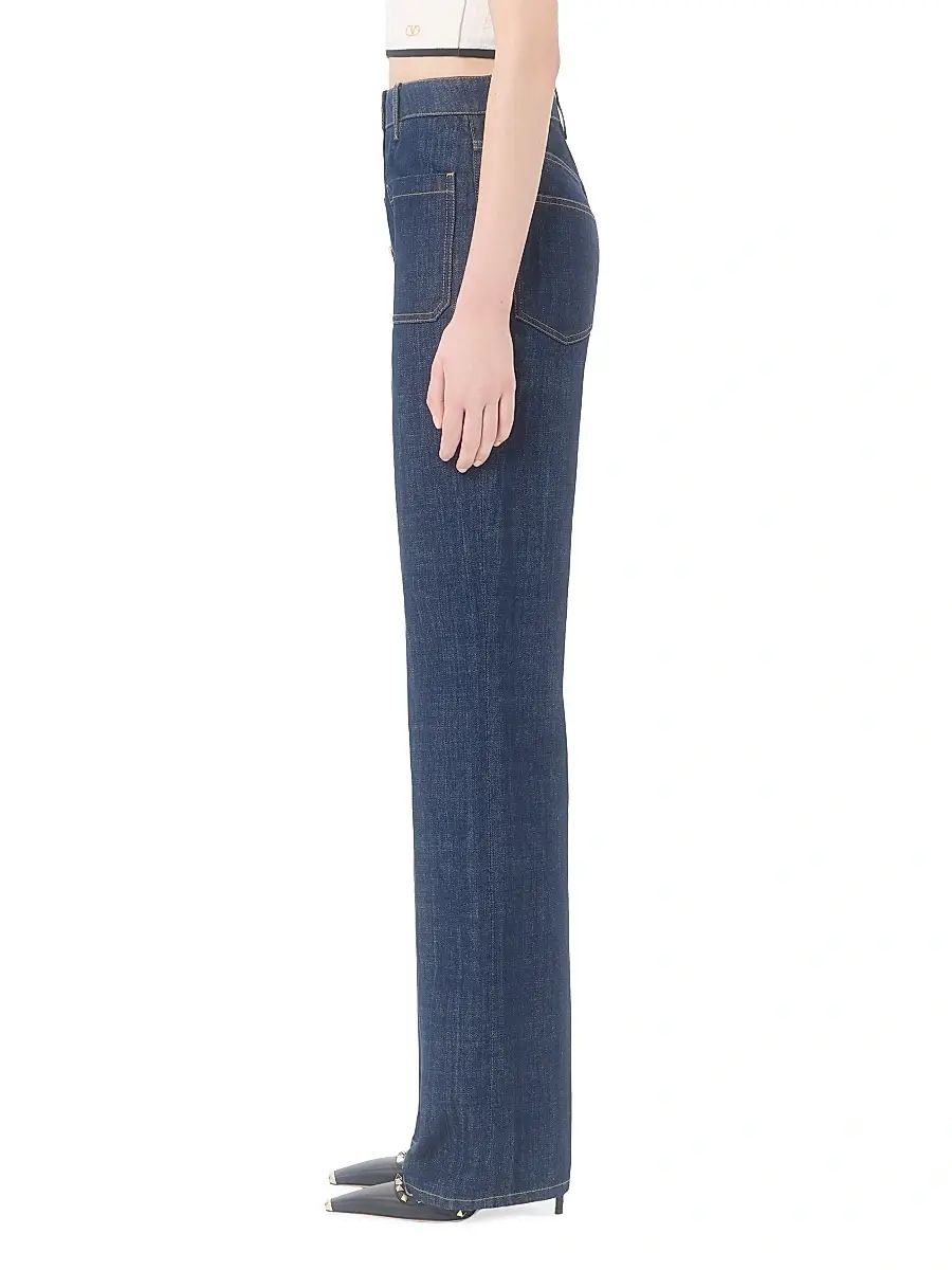 Valentino Women's Denim Jeans | Thumbnail 4