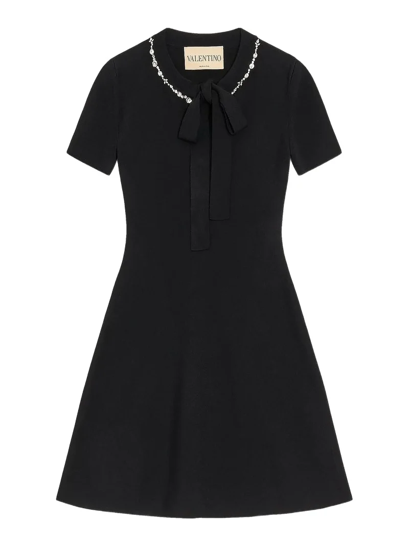 Women's Embroidered Knit Dress Women's Embroidered Knit Dress