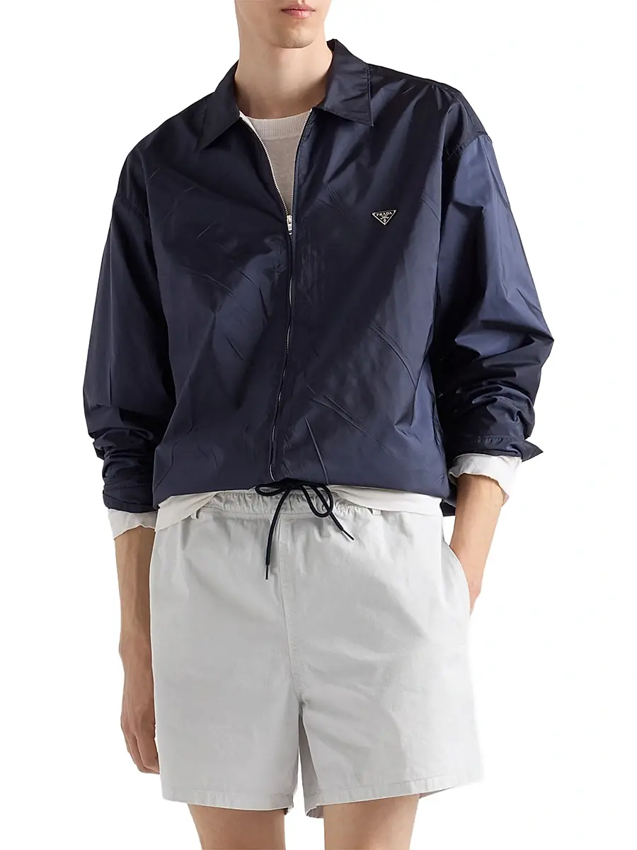 Prada Men's Re-Nylon Shirt | Thumbnail 2 Prada Men's Re-Nylon Shirt | Thumbnail 2
