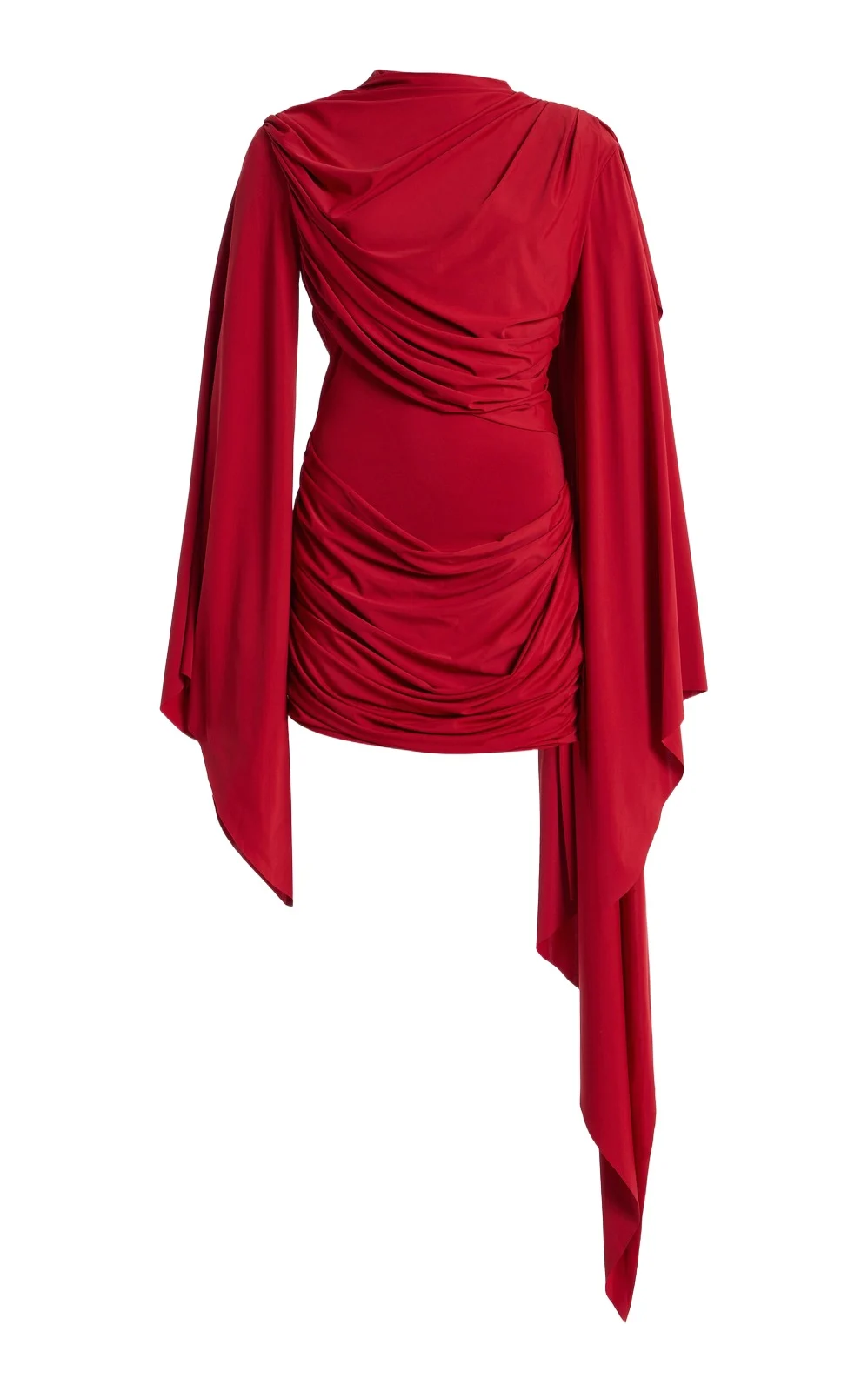 DE LA VALI Exclusive Perisa Draped Jersey Mini Dress