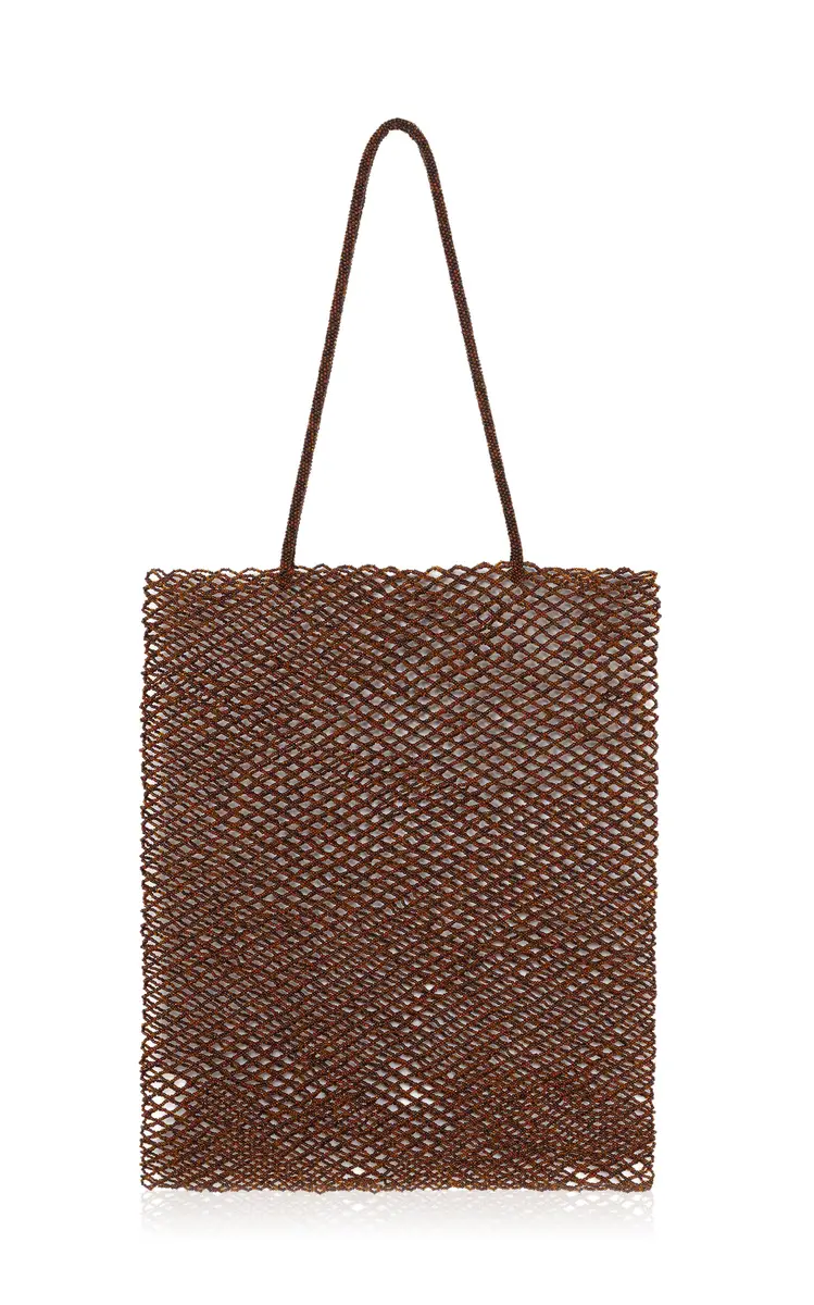 Cordera Handmade Beaded Tote Bag | Image 1 Cordera Handmade Beaded Tote Bag | Image 1