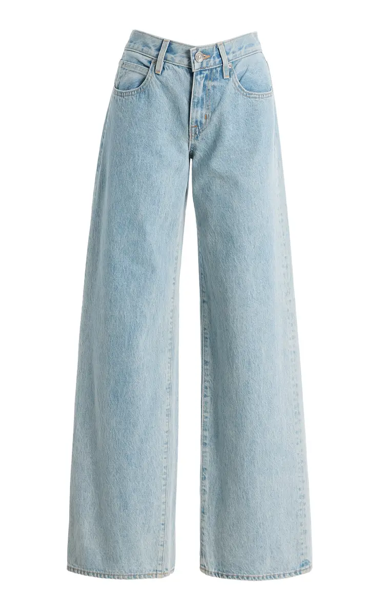 SLVRLAKE Mica Rigid Low-Rise Wide-Leg Jeans | Image 1 SLVRLAKE Mica Rigid Low-Rise Wide-Leg Jeans | Image 1