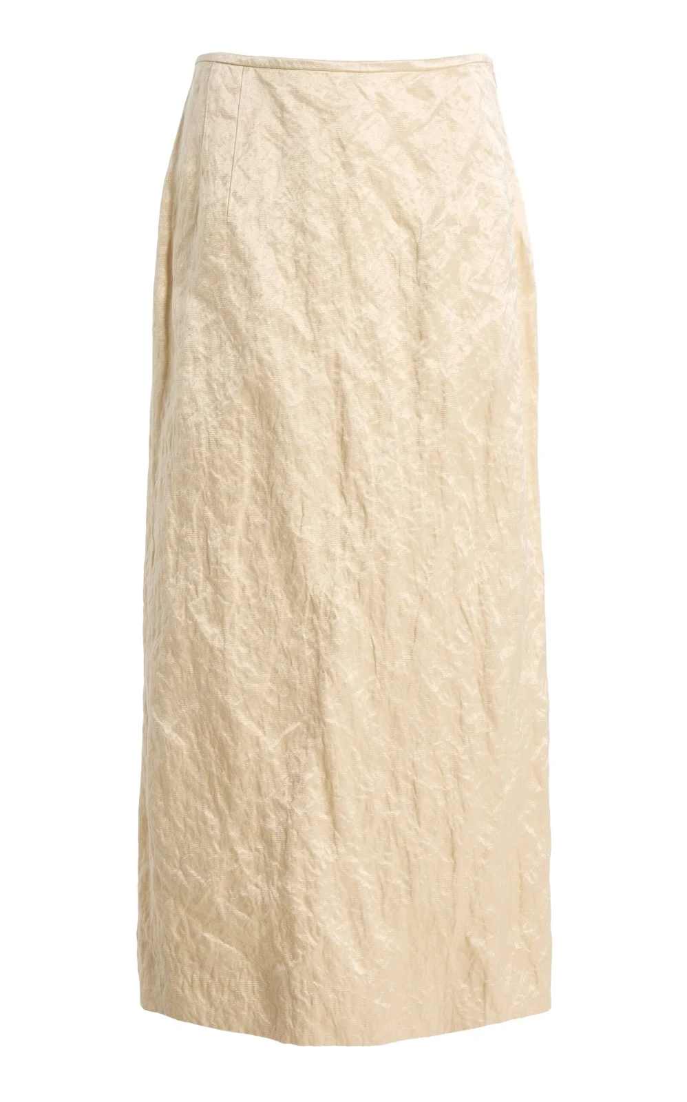 Mena Straight Cotton-Blend Midi Skirt