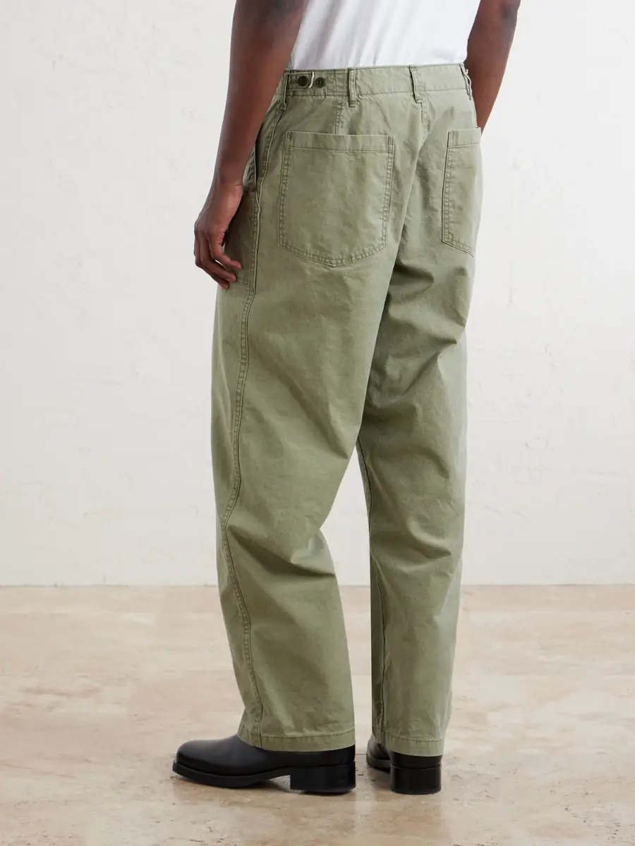 OrSlow Summer Fatigue Straight-Leg Cotton Trousers - Men | Thumbnail 4 OrSlow Summer Fatigue Straight-Leg Cotton Trousers - Men | Thumbnail 4
