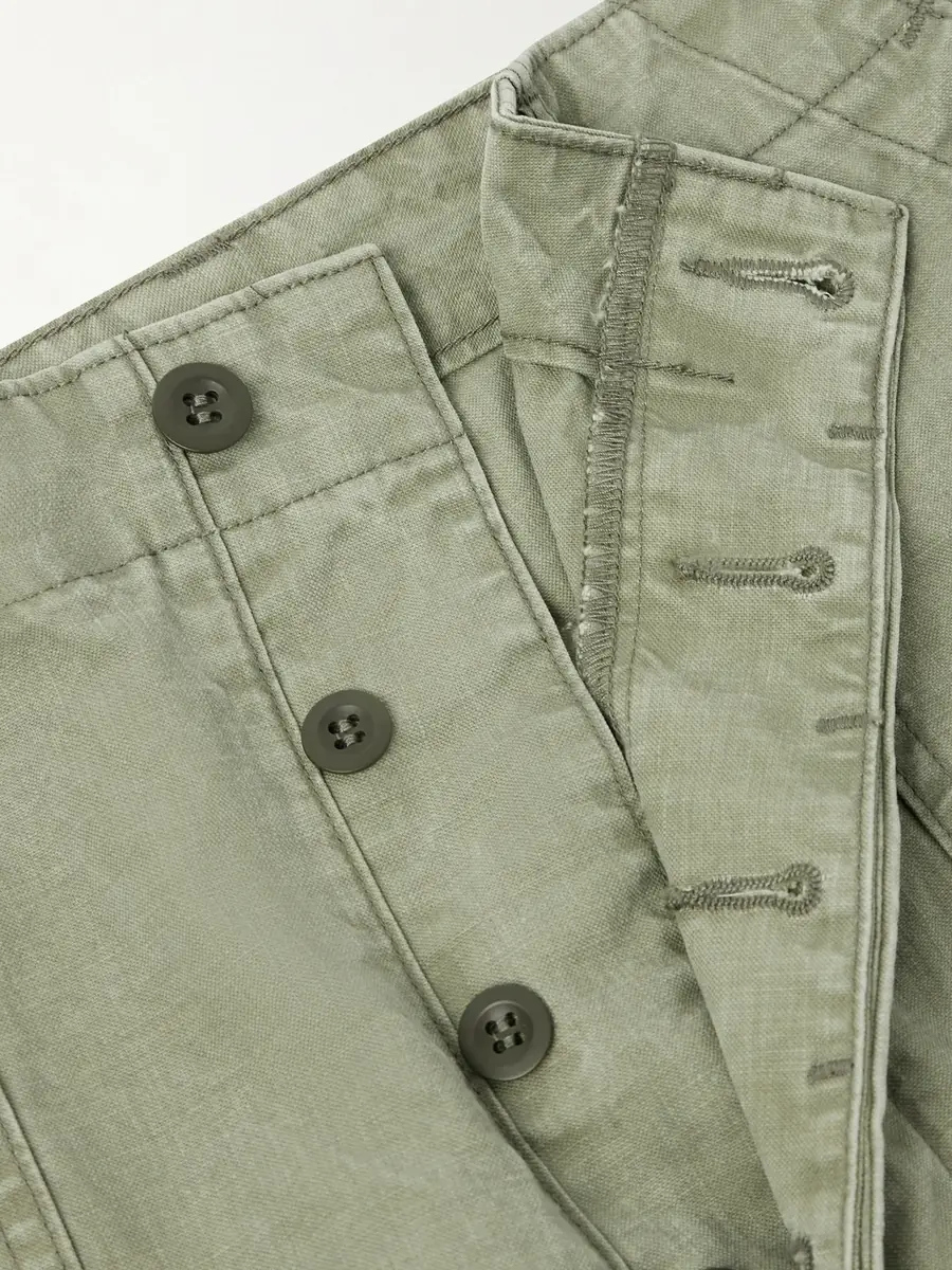 OrSlow Summer Fatigue Straight-Leg Cotton Trousers - Men | Thumbnail 5 OrSlow Summer Fatigue Straight-Leg Cotton Trousers - Men | Thumbnail 5