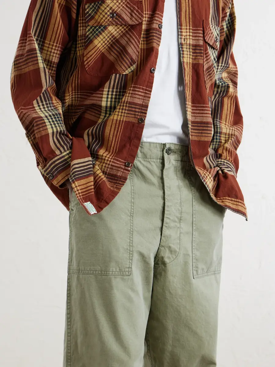 OrSlow Summer Fatigue Straight-Leg Cotton Trousers - Men | Thumbnail 6 OrSlow Summer Fatigue Straight-Leg Cotton Trousers - Men | Thumbnail 6