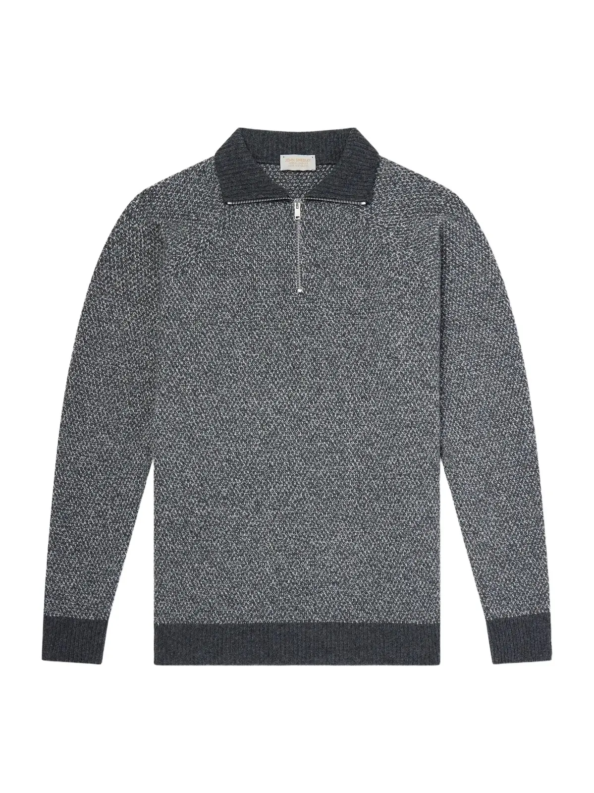 Recycled-Cashmere and Wool-Blend Half-Zip Sweater - Men Recycled-Cashmere and Wool-Blend Half-Zip Sweater - Men