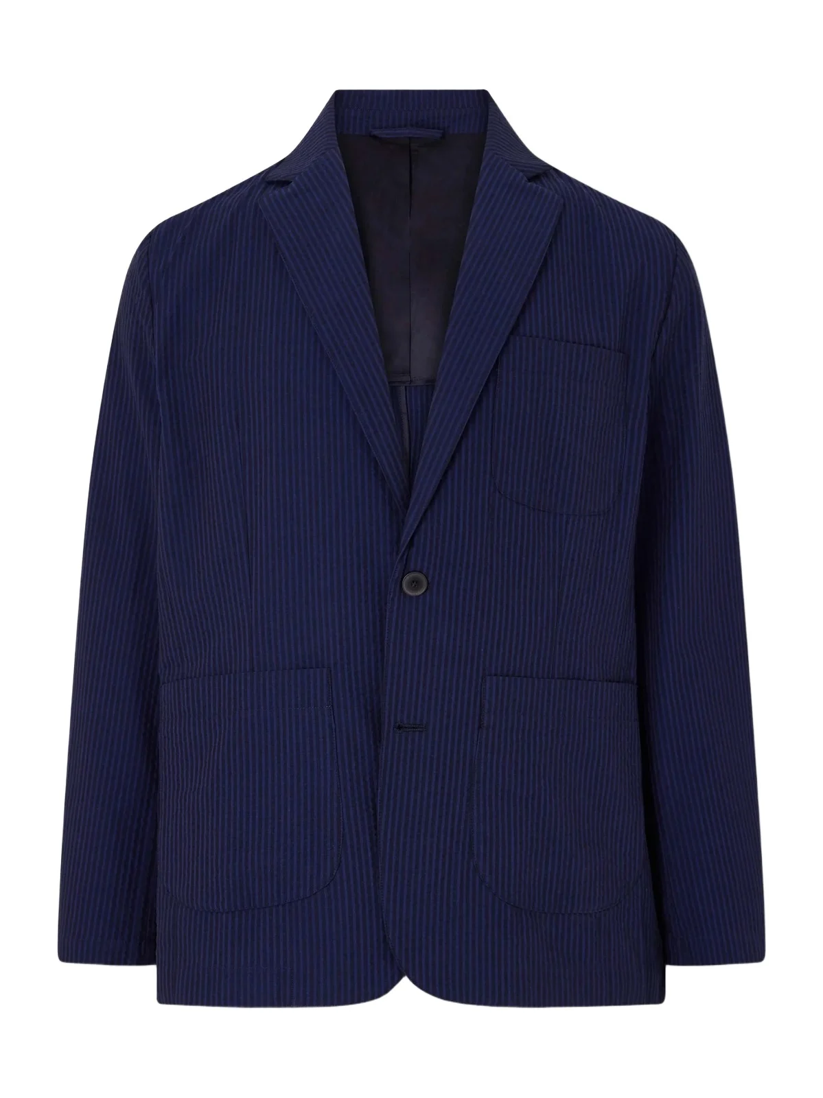 Portuguese Flannel Atlantico Organic Cotton-Seersucker Suit Jacket - Men