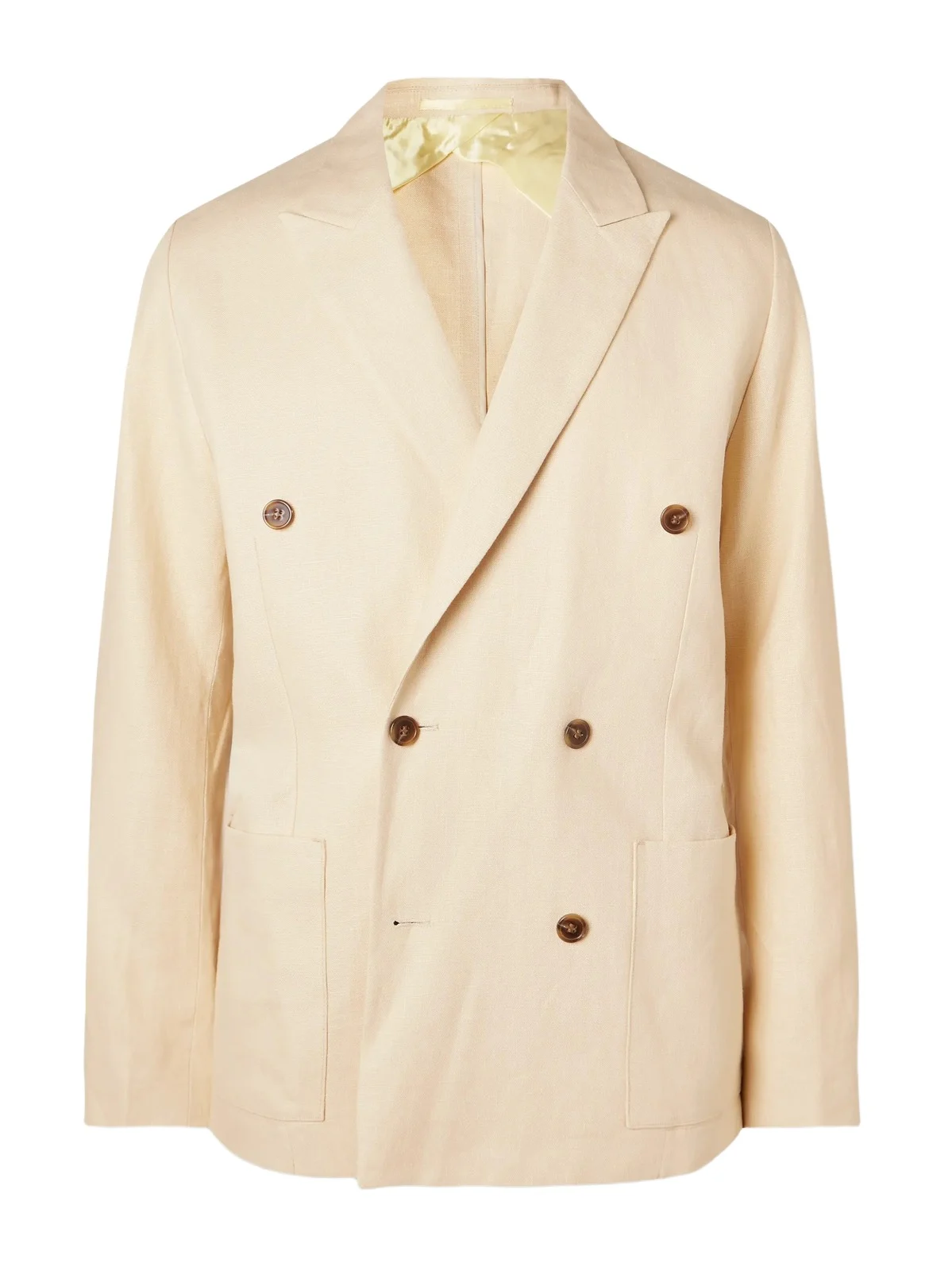 Jordin 1454 Double-Breasted Linen Woven Blazer - Men Jordin 1454 Double-Breasted Linen Woven Blazer - Men