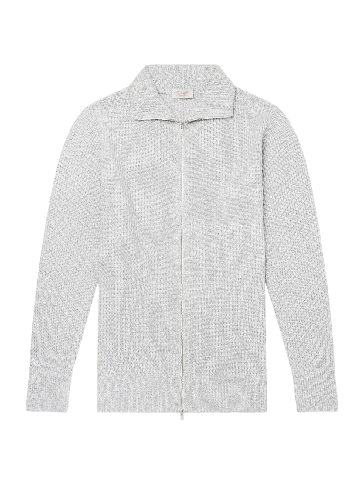 Mallam Ribbed Recycled-Cashmere and Wool-Blend Zip-Up Cardigan - Men Mallam Ribbed Recycled-Cashmere and Wool-Blend Zip-Up Cardigan - Men