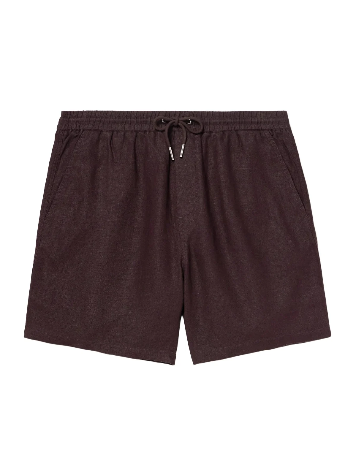 Gregor 1454 Straight-Leg Linen Drawstring Shorts - Men