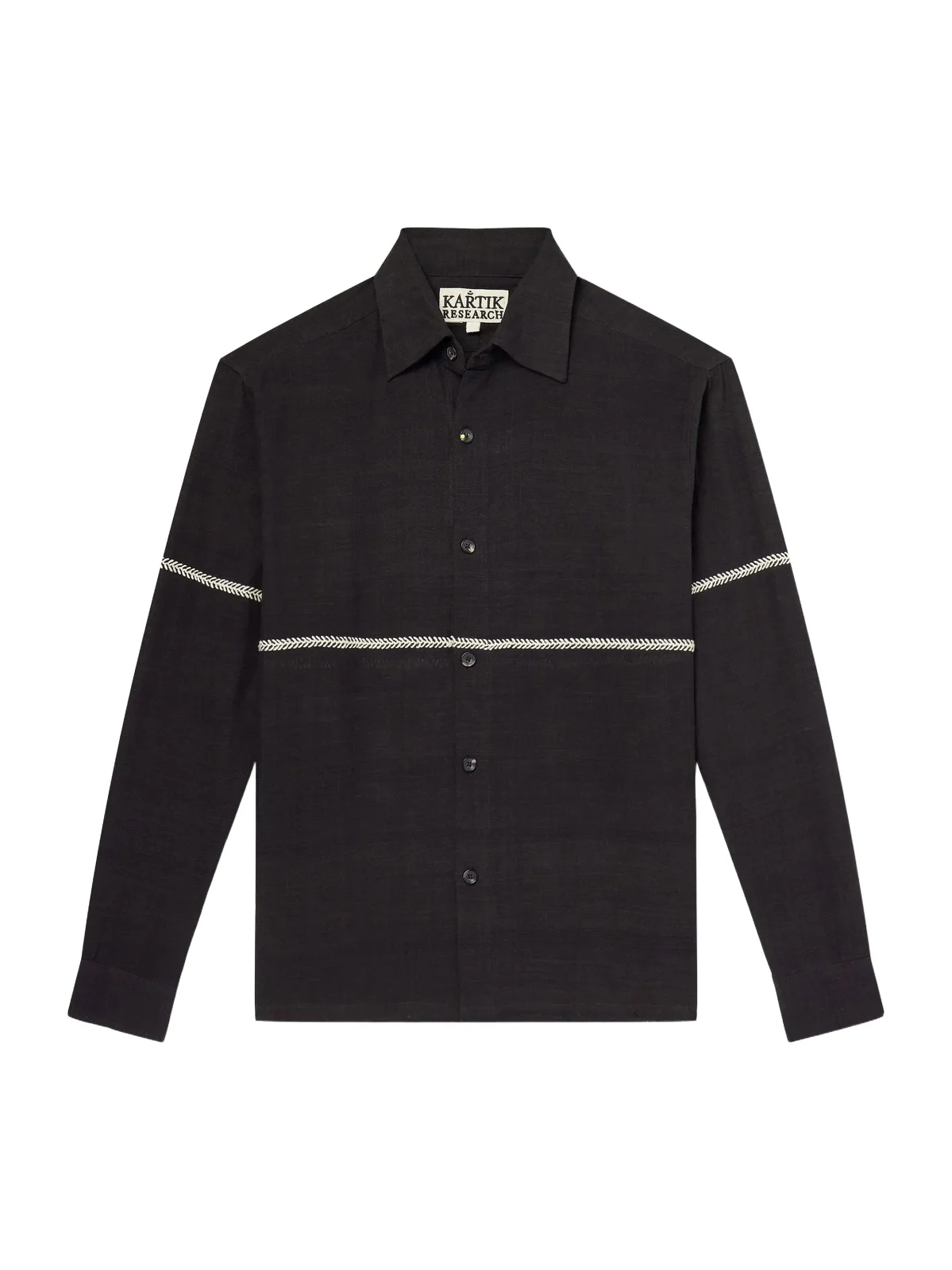 Rabari Embroidered Cotton Shirt - Men Rabari Embroidered Cotton Shirt - Men