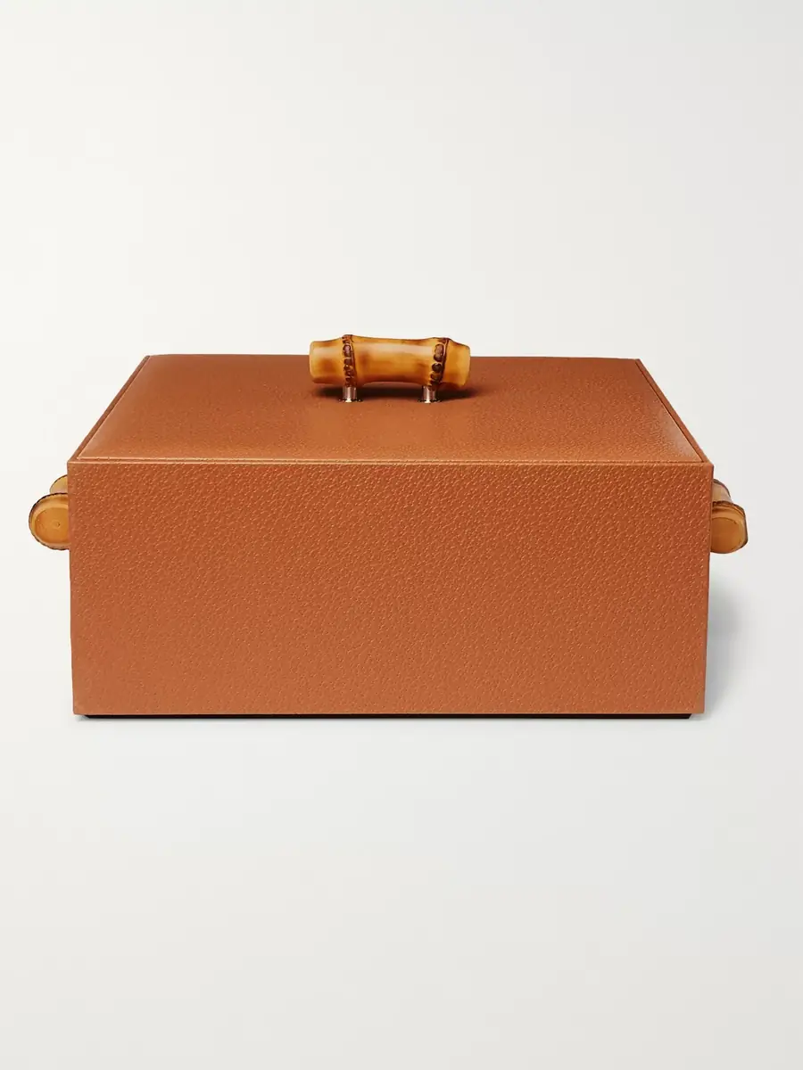 Lorenzi Milano Bamboo, Leather and Stainless Steel Cocktail Set - Men | Thumbnail 2 Lorenzi Milano Bamboo, Leather and Stainless Steel Cocktail Set - Men | Thumbnail 2