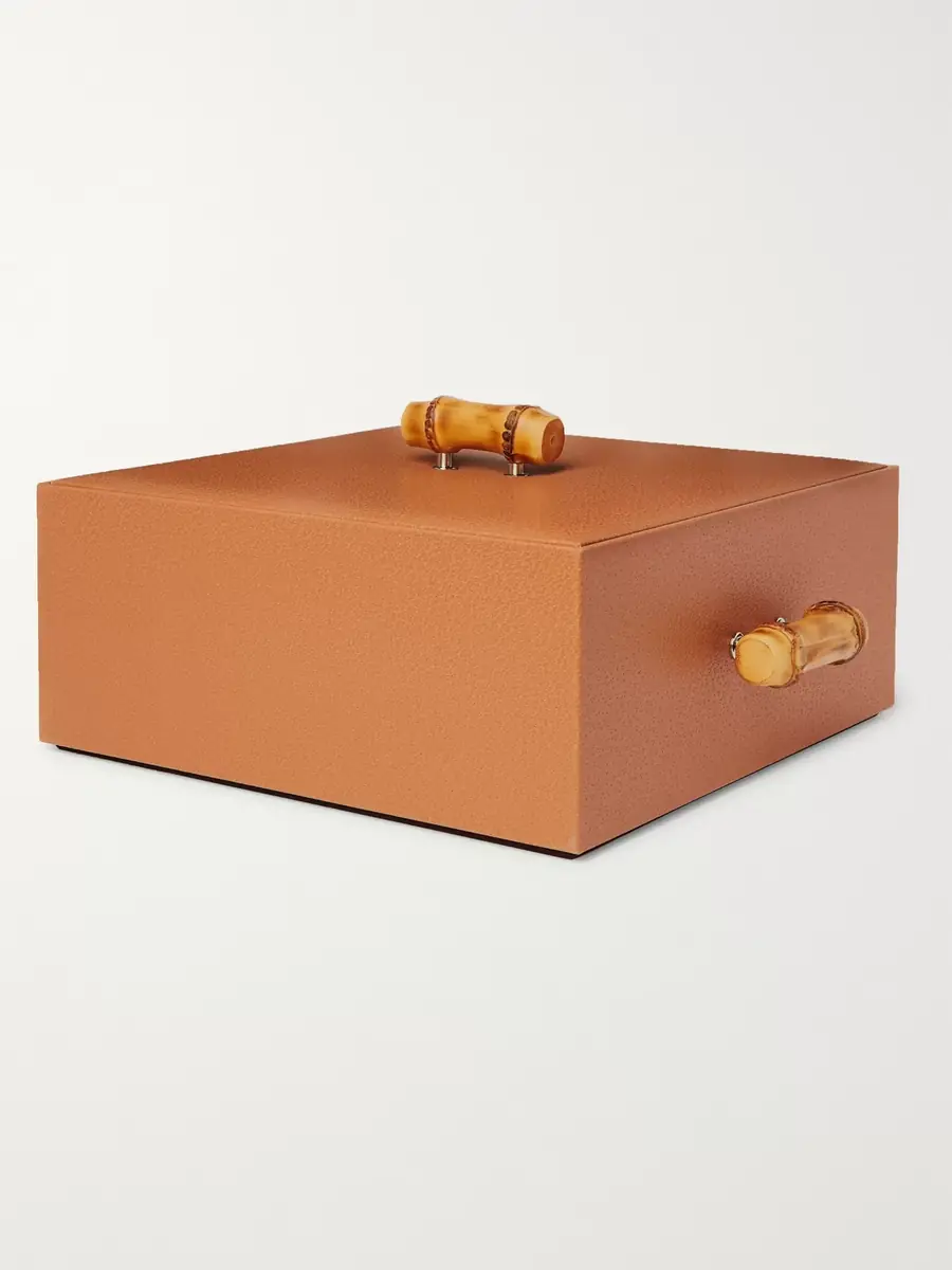 Lorenzi Milano Bamboo, Leather and Stainless Steel Cocktail Set - Men | Thumbnail 4 Lorenzi Milano Bamboo, Leather and Stainless Steel Cocktail Set - Men | Thumbnail 4