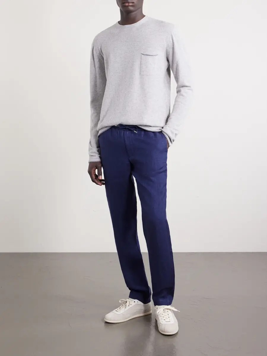 Sease Summer Mindset Straight-Leg Linen and Cotton-Blend Drawstring Trousers - Men | Thumbnail 2 Sease Summer Mindset Straight-Leg Linen and Cotton-Blend Drawstring Trousers - Men | Thumbnail 2