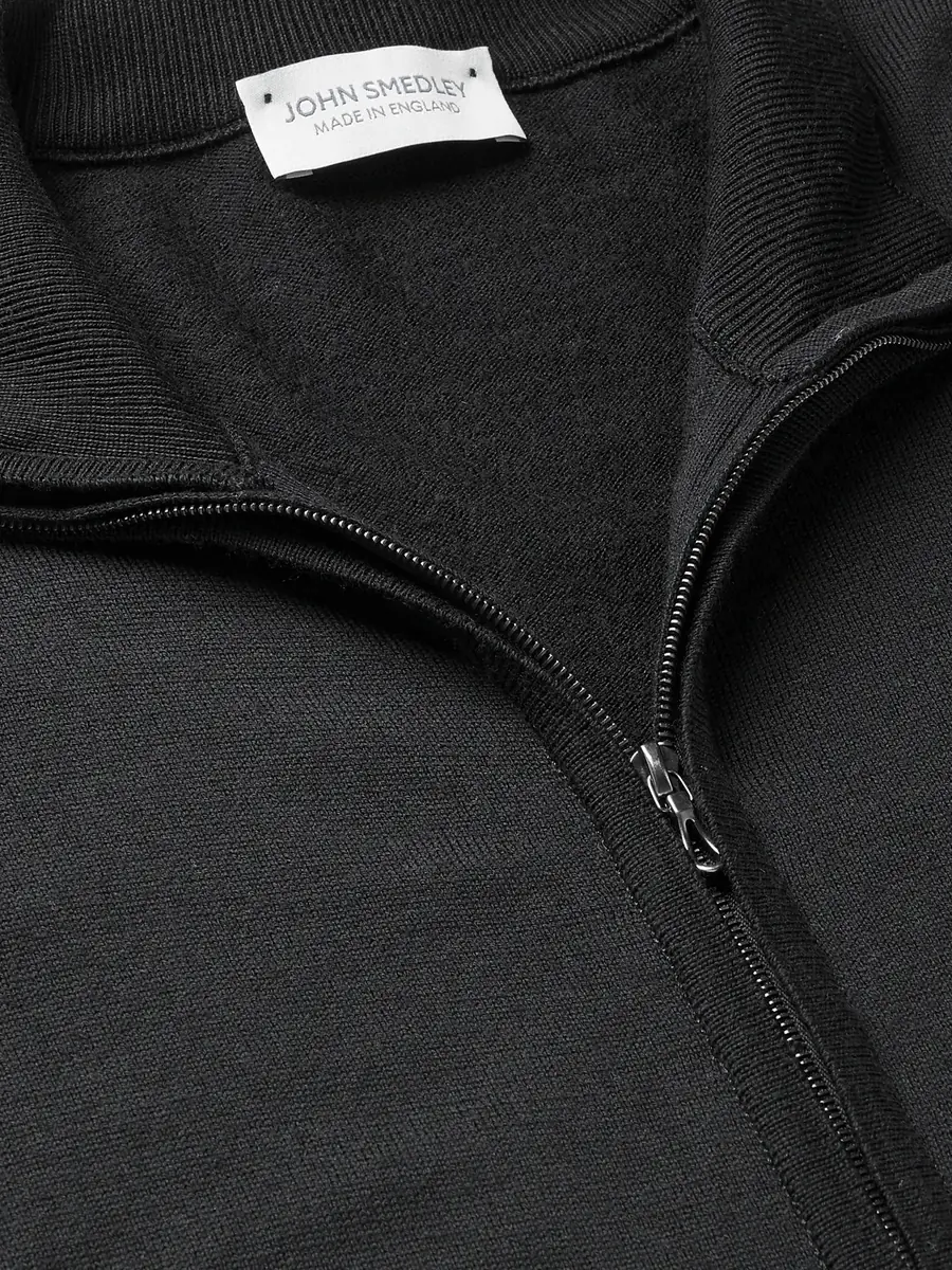 John Smedley Claygate Merino Wool Zip-Up Cardigan - Men | Thumbnail 4 John Smedley Claygate Merino Wool Zip-Up Cardigan - Men | Thumbnail 4