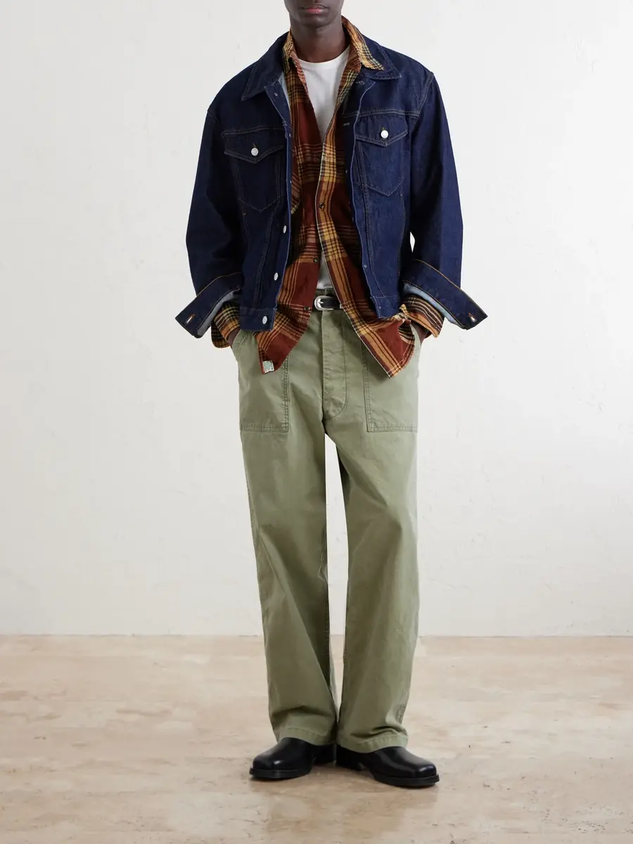 OrSlow Checked Cotton and Linen-Blend Shirt - Men | Thumbnail 2 OrSlow Checked Cotton and Linen-Blend Shirt - Men | Thumbnail 2
