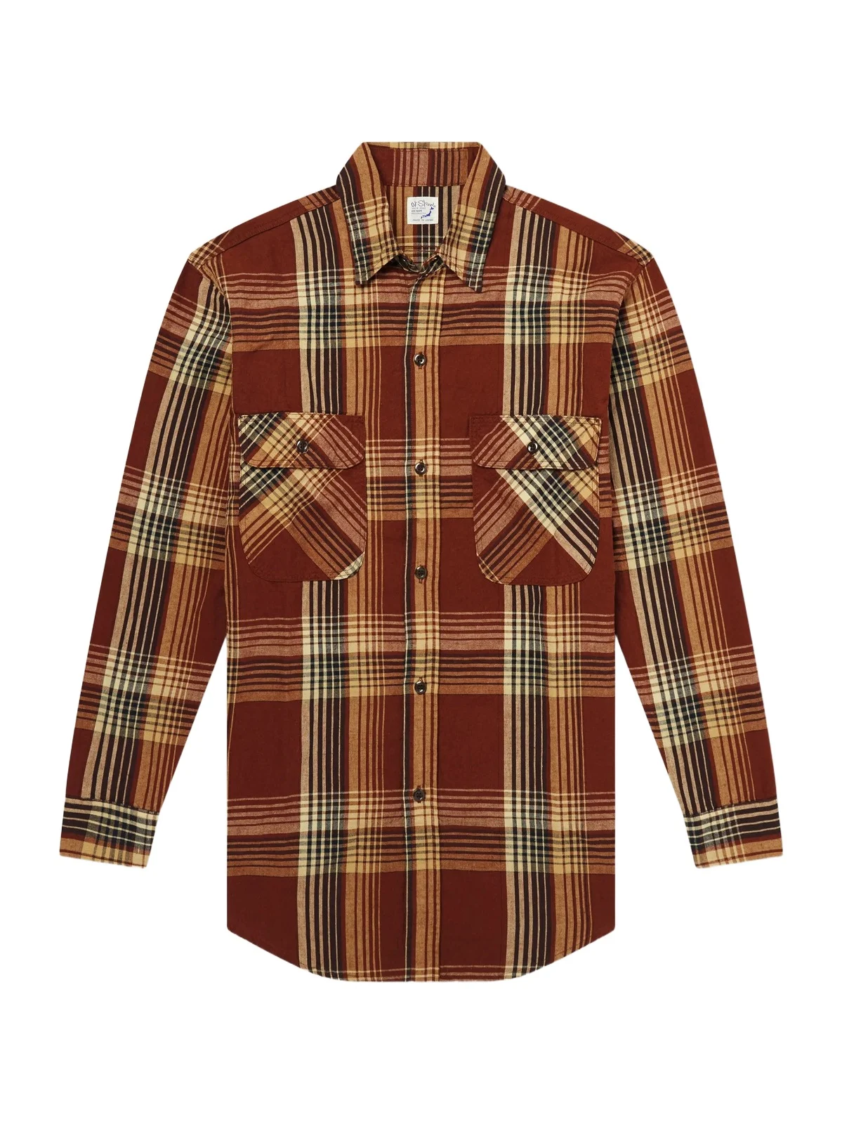 Checked Cotton and Linen-Blend Shirt - Men