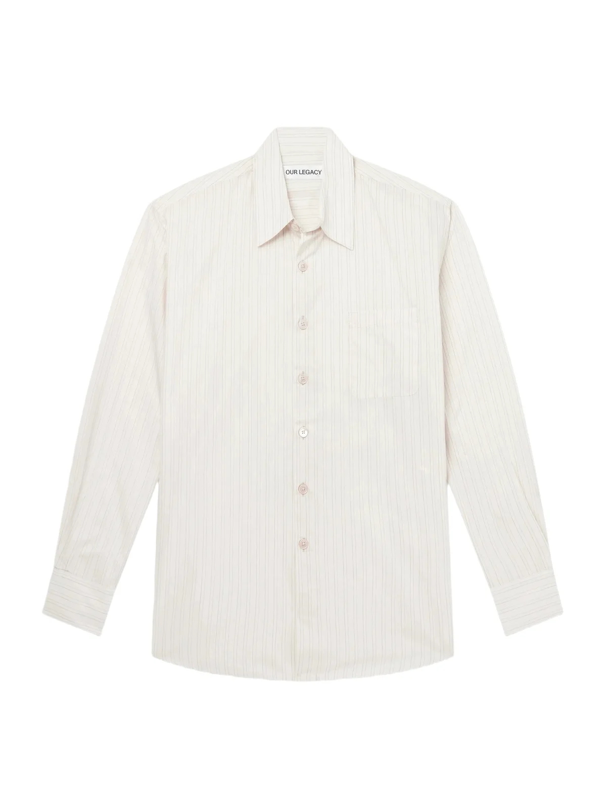 Above Striped Lyocell Shirt - Men