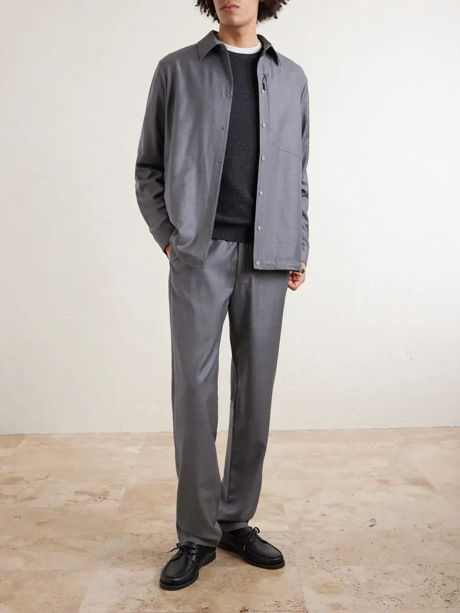 Sease Summer Mindset Straight-Leg Virgin Wool Drawstring Trousers - Men | Thumbnail 2 Sease Summer Mindset Straight-Leg Virgin Wool Drawstring Trousers - Men | Thumbnail 2