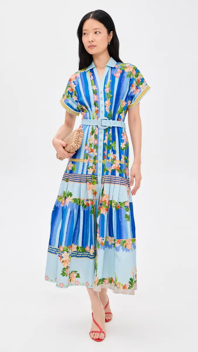 SALONI Riya B Dress Floral River Plmt | Thumbnail 2 SALONI Riya B Dress Floral River Plmt | Thumbnail 2