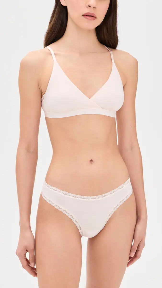 Stripe & Stare Thong Panties 4 Pack | Thumbnail 5
