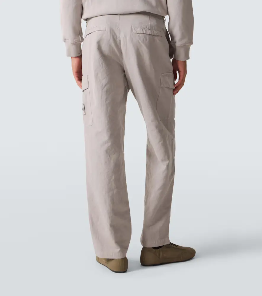 Stone Island Cotton and linen canvas cargo pants | Thumbnail 2