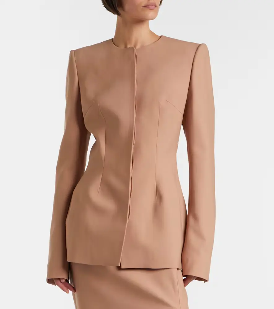 Mugler Wool-blend blazer | Thumbnail 2 Mugler Wool-blend blazer | Thumbnail 2