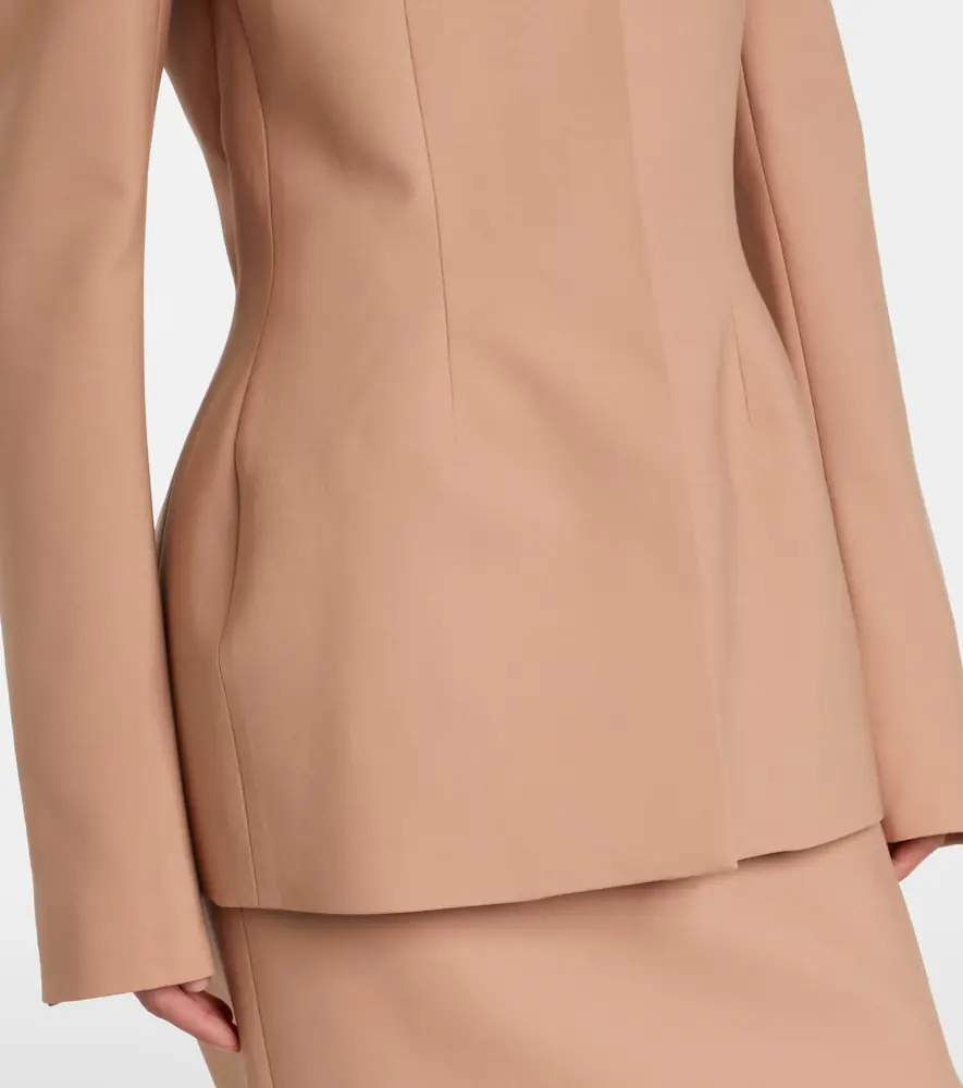 Mugler Wool-blend blazer | Thumbnail 3 Mugler Wool-blend blazer | Thumbnail 3