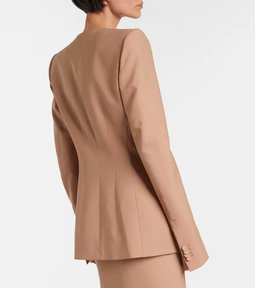 Mugler Wool-blend blazer | Thumbnail 4 Mugler Wool-blend blazer | Thumbnail 4