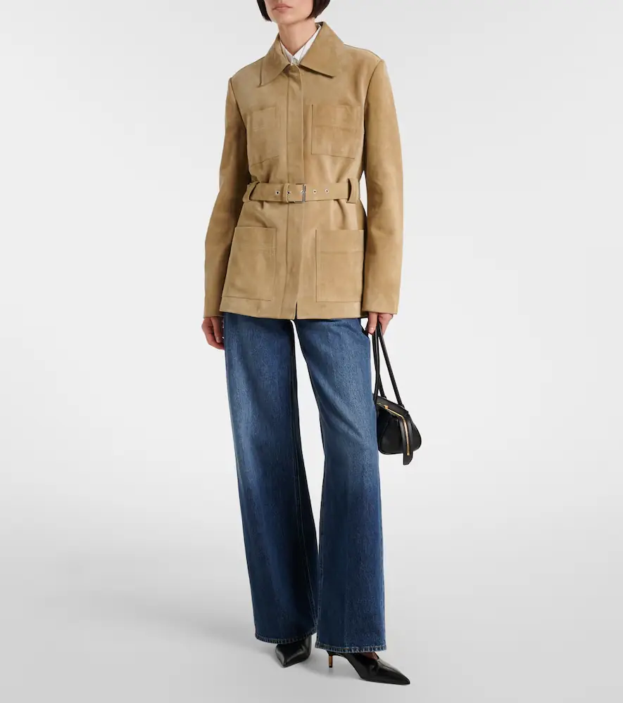 Tory Burch Belted suede jacket | Thumbnail 6 Tory Burch Belted suede jacket | Thumbnail 6
