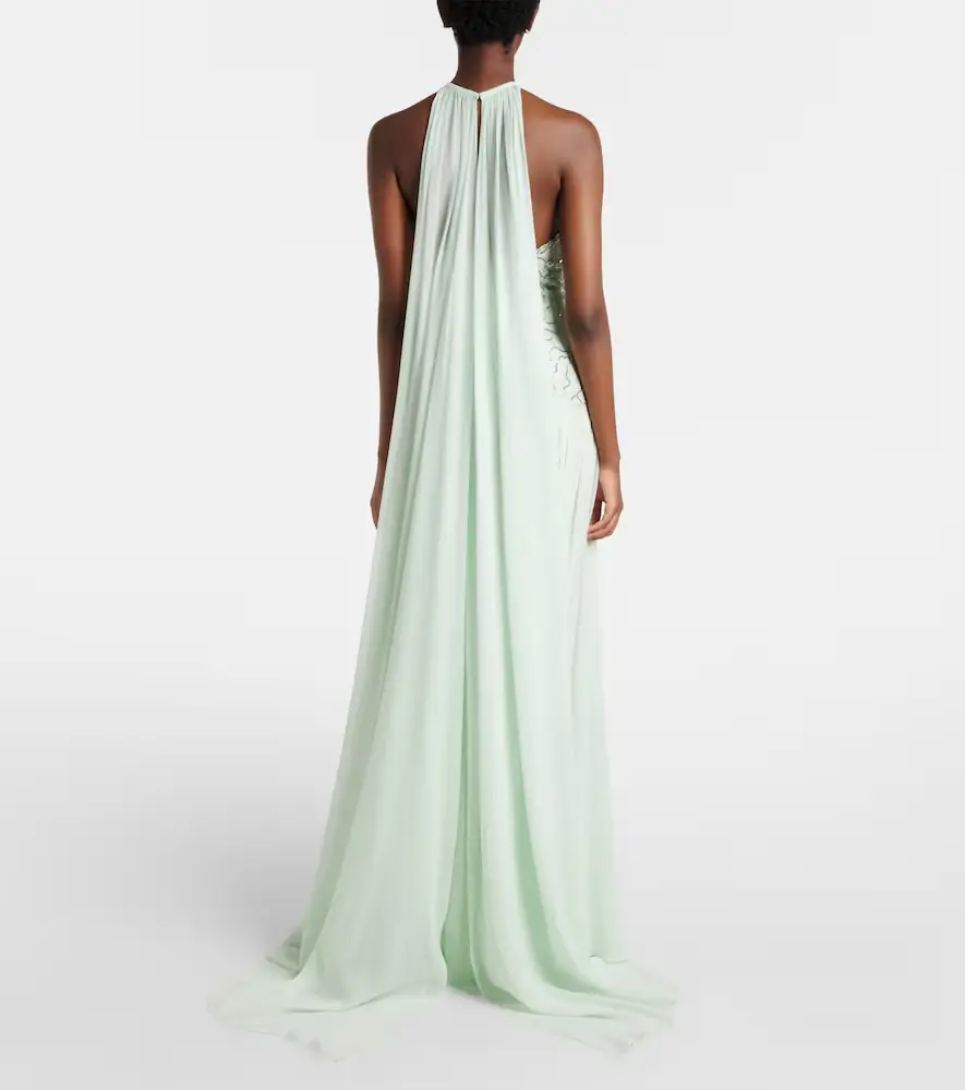 Elie Saab Sequined silk-blend gown | Thumbnail 2