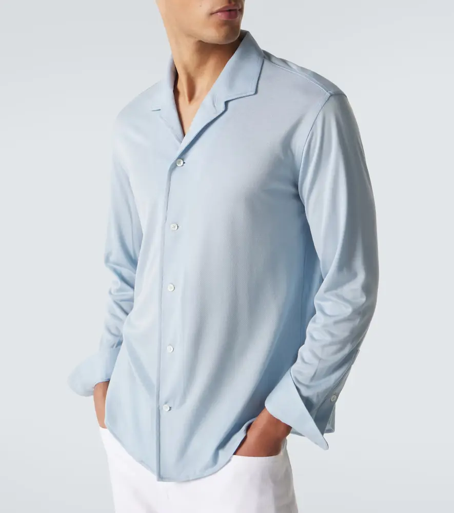 UMIT BENAN Franco silk shirt | Thumbnail 3 UMIT BENAN Franco silk shirt | Thumbnail 3