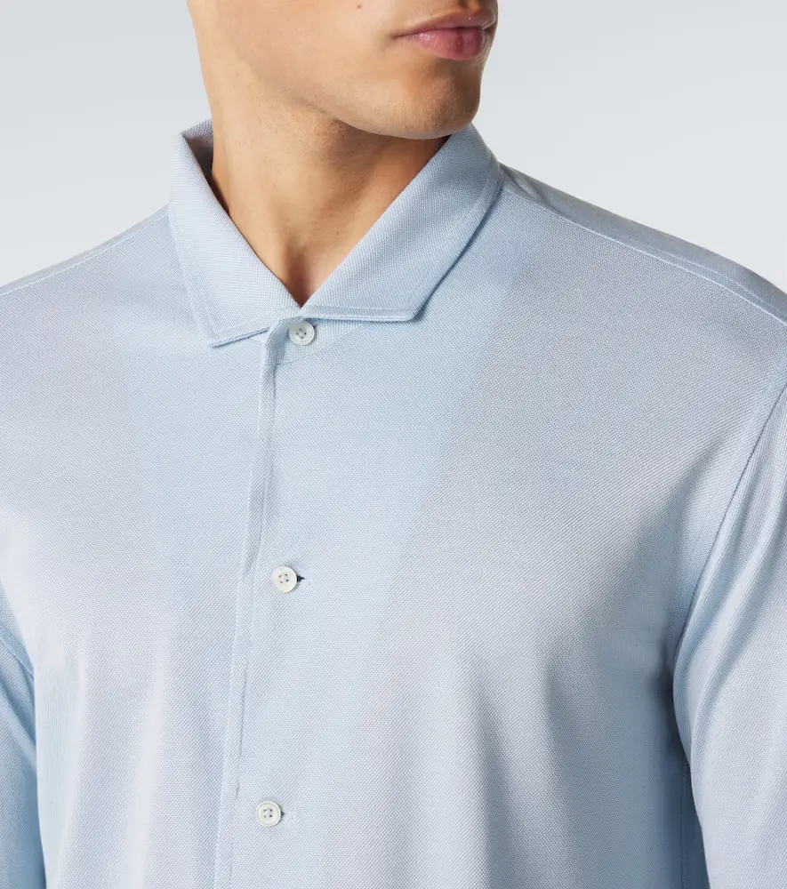 UMIT BENAN Franco silk shirt | Thumbnail 5 UMIT BENAN Franco silk shirt | Thumbnail 5