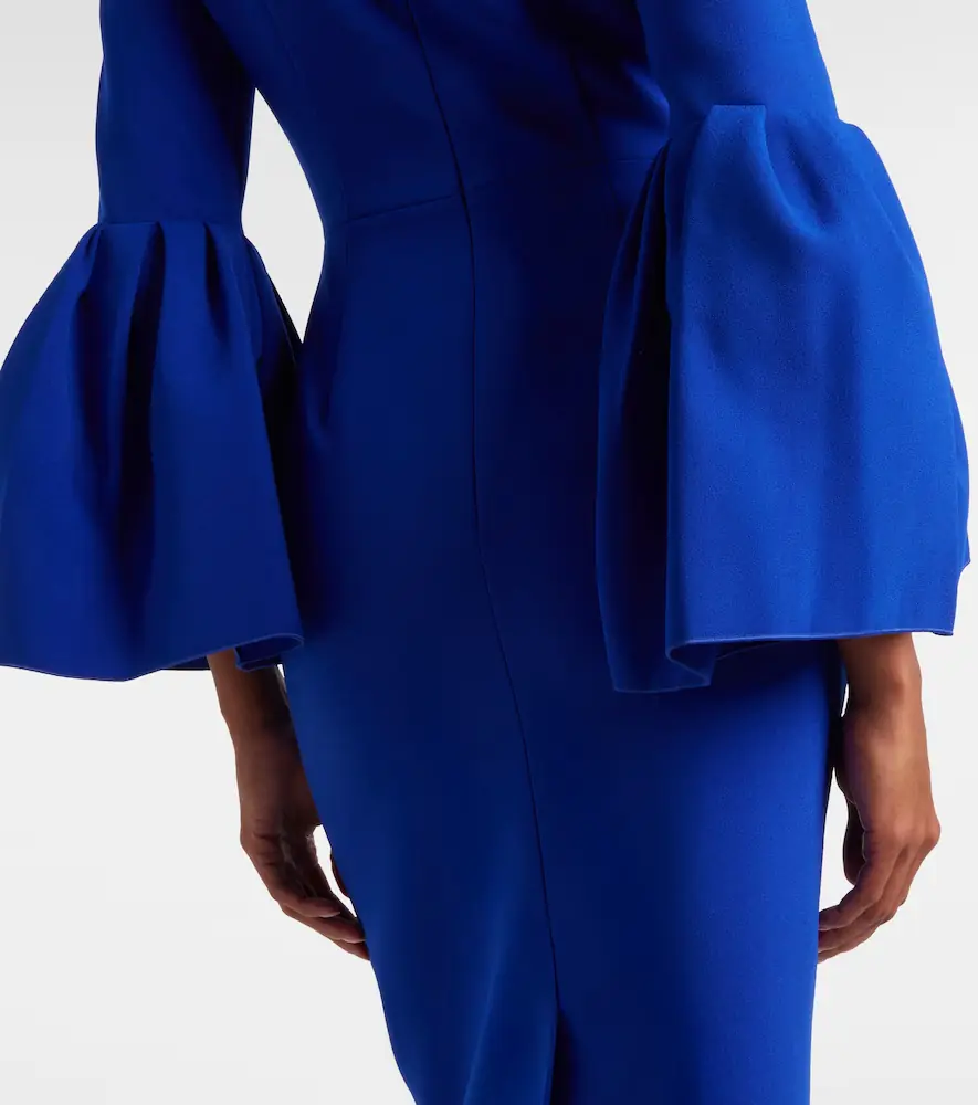 Roksanda Margot crêpe midi dress | Thumbnail 3 Roksanda Margot crêpe midi dress | Thumbnail 3
