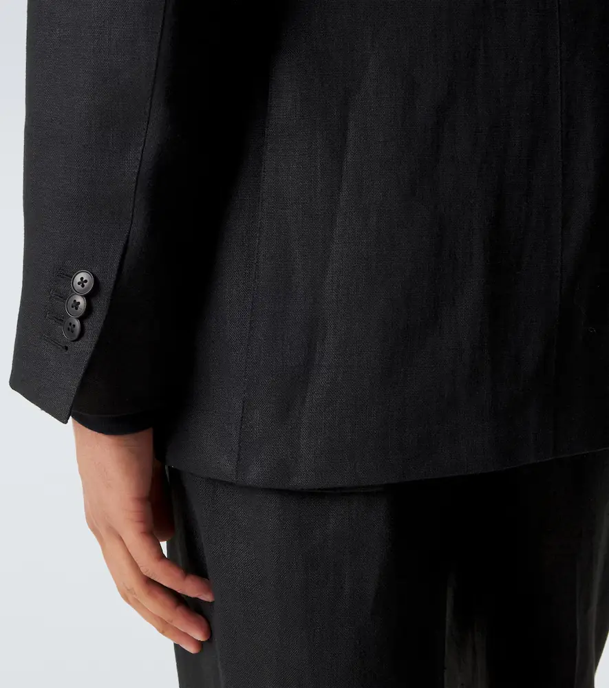 Saman Amel Double-breasted linen suit | Thumbnail 8 Saman Amel Double-breasted linen suit | Thumbnail 8