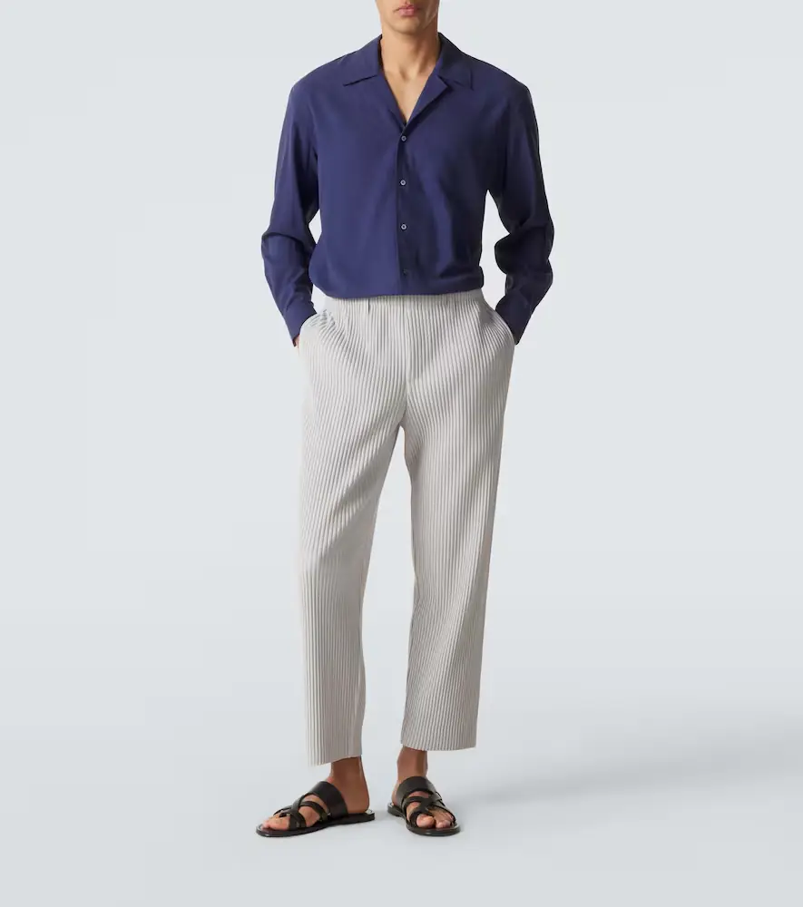 Homme Plissé Issey Miyake Homme Plissé Issey Miyake Basics pleated straight pants | Thumbnail 5 Homme Plissé Issey Miyake Homme Plissé Issey Miyake Basics pleated straight pants | Thumbnail 5