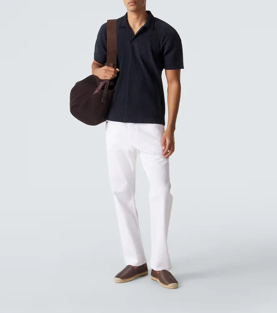 Homme Plissé Issey Miyake Homme Plissé Issey Miyake Basics pleated polo shirt | Thumbnail 3 Homme Plissé Issey Miyake Homme Plissé Issey Miyake Basics pleated polo shirt | Thumbnail 3