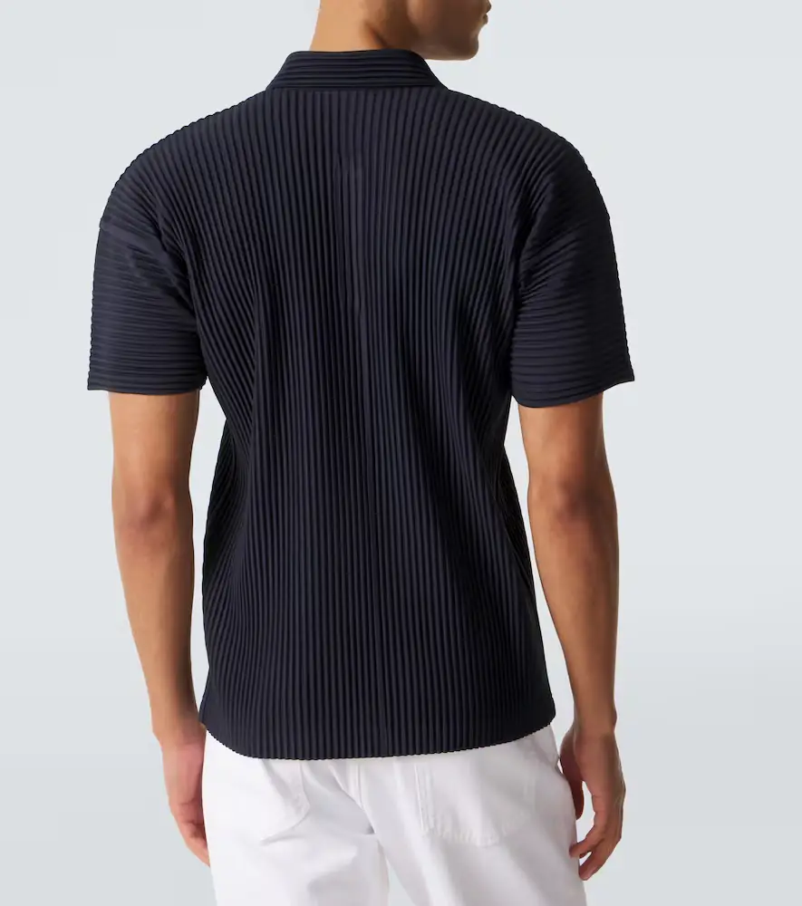 Homme Plissé Issey Miyake Homme Plissé Issey Miyake Basics pleated polo shirt | Thumbnail 5 Homme Plissé Issey Miyake Homme Plissé Issey Miyake Basics pleated polo shirt | Thumbnail 5