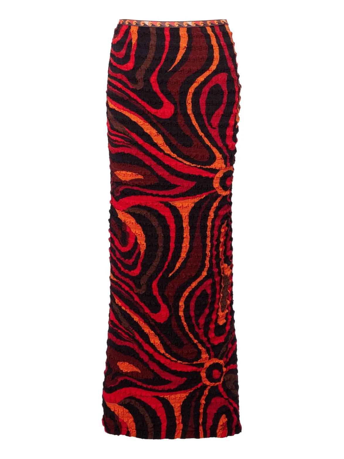 Occhi smocked maxi skirt
