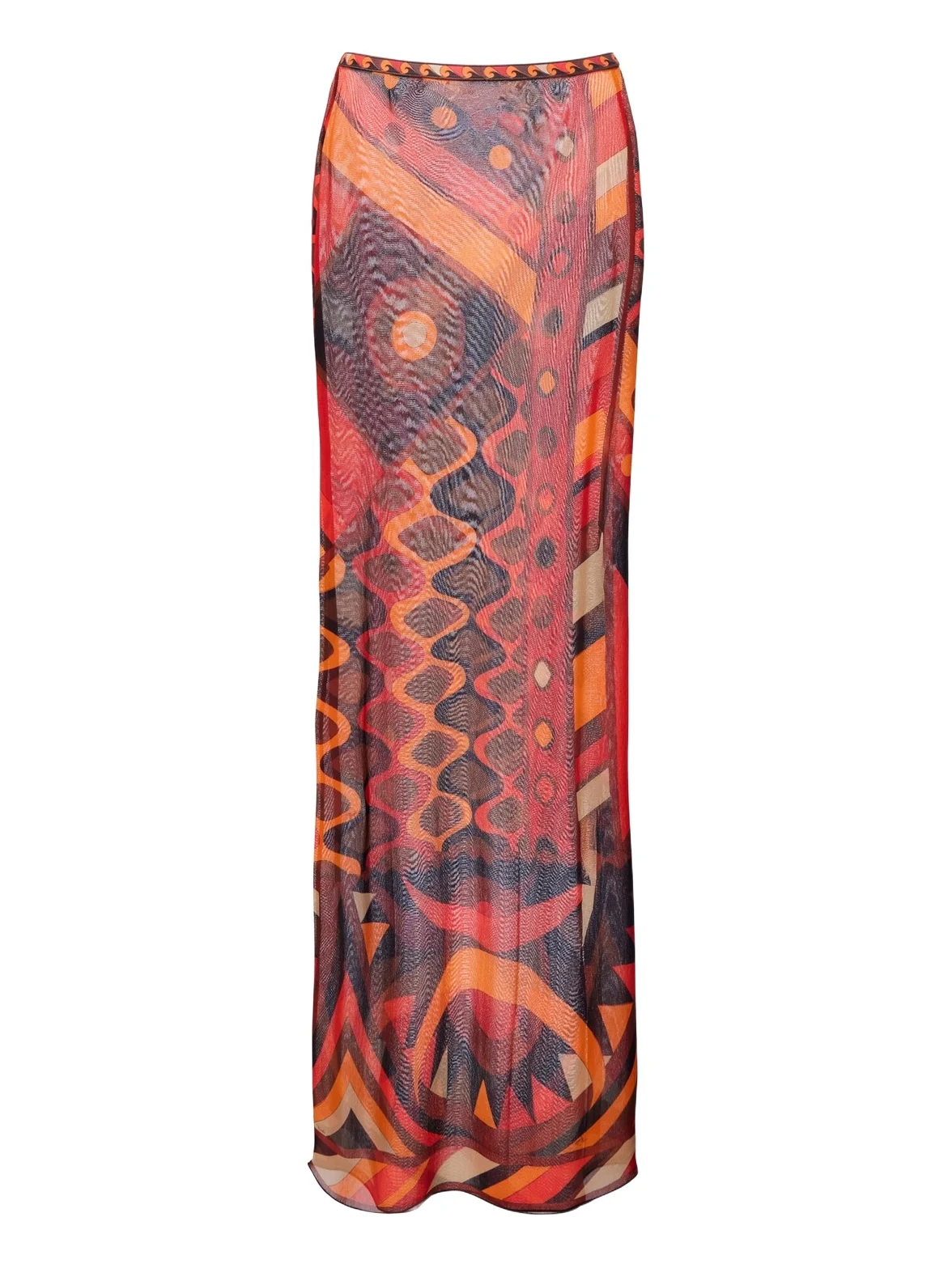 PUCCI Vivara tulle maxi skirt
