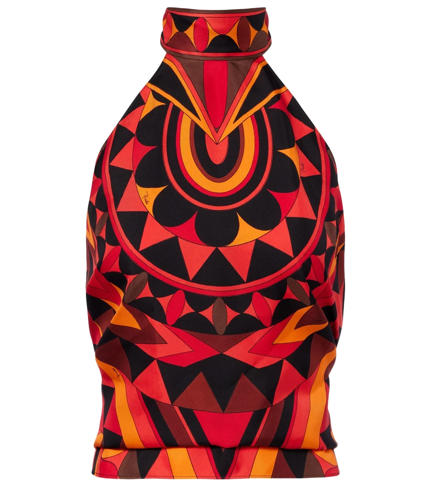 Manuba silk twill top