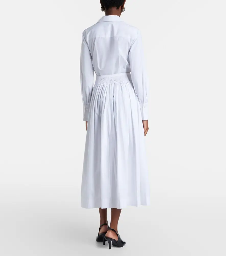 Joseph Kathe cotton poplin midi dress | Thumbnail 4 Joseph Kathe cotton poplin midi dress | Thumbnail 4
