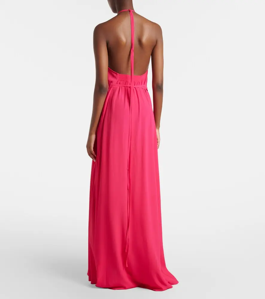 Joseph Zuzi halterneck crêpe maxi dress | Thumbnail 3