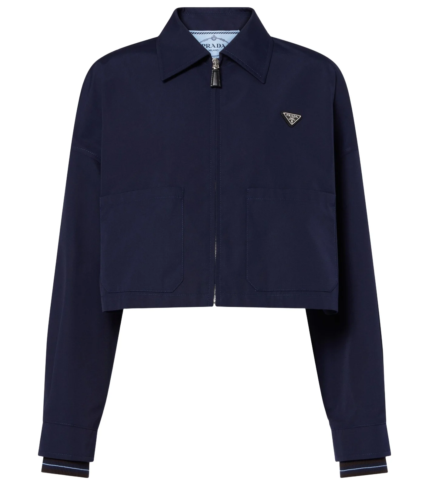 Poplin blouson jacket Poplin blouson jacket